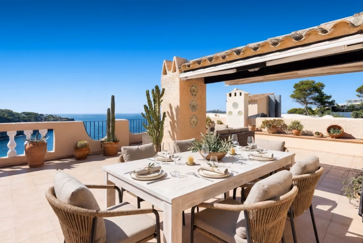 Santa Ponsa | Mallorca – Mediterranean penthouse in first sea line with sea views
