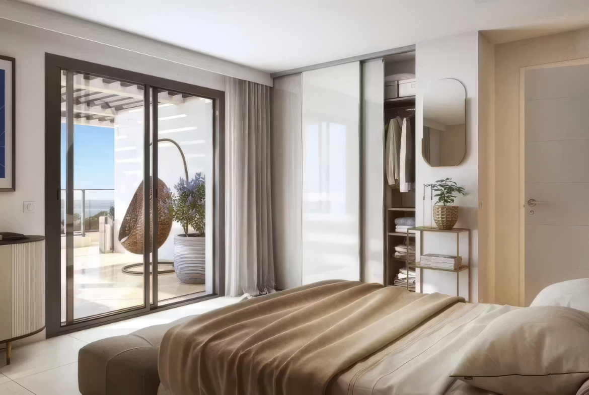 Èze | Côte D’Azur – New-build terrace apartment with views of the sea