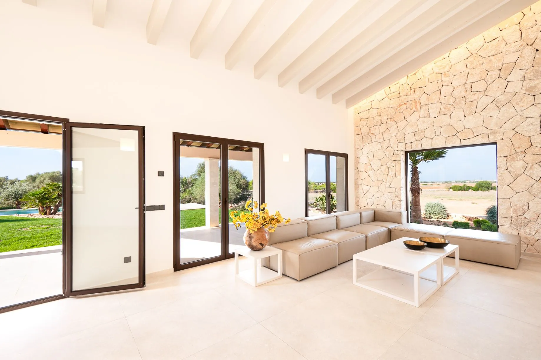 Mallorca Finca with Pool and Panoramic Views near Es Trenc Beach | New-Build in Ses Salines