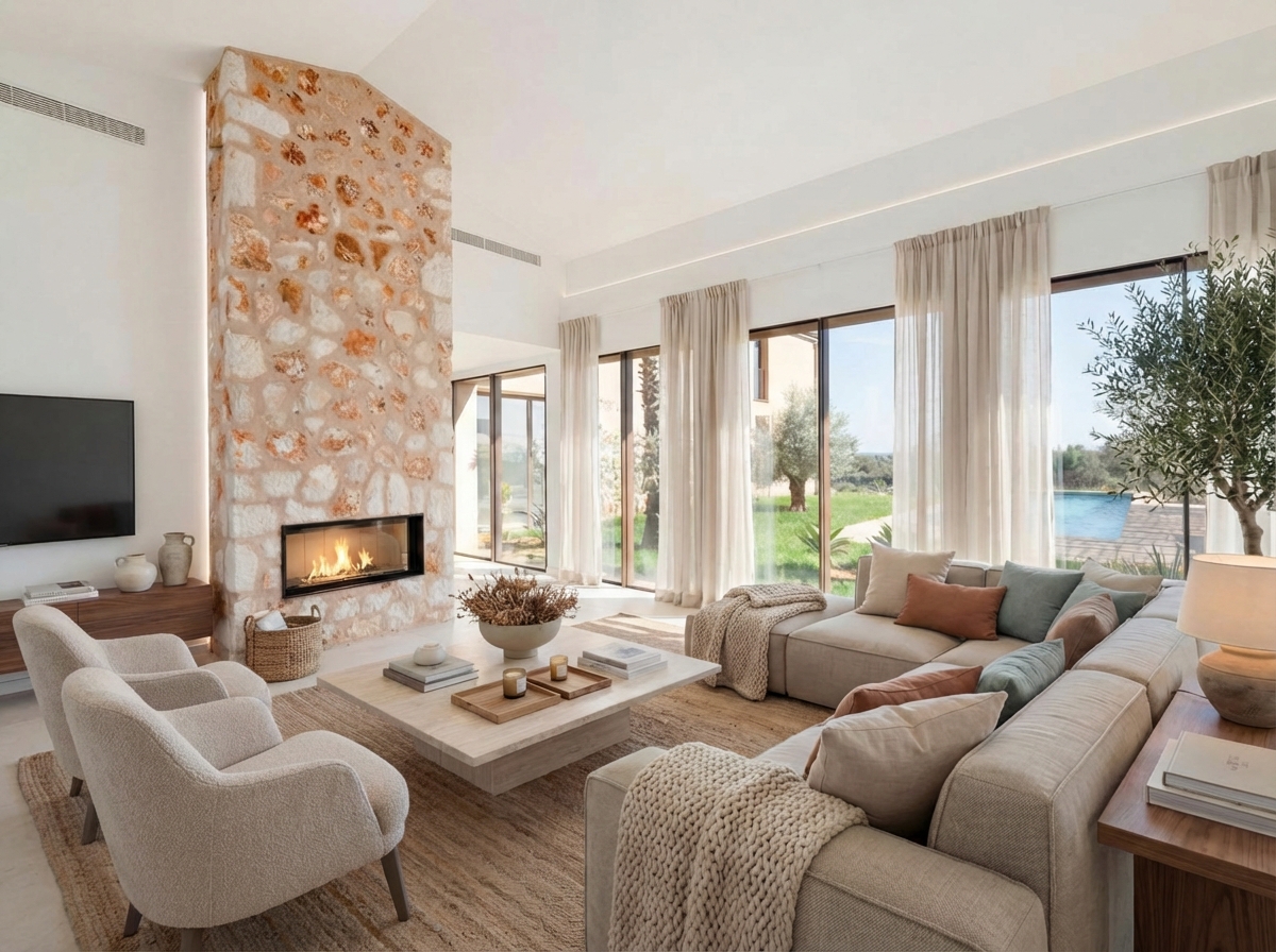 Ses Salines | Mallorca – Luxurious new-build Finca with landscape views