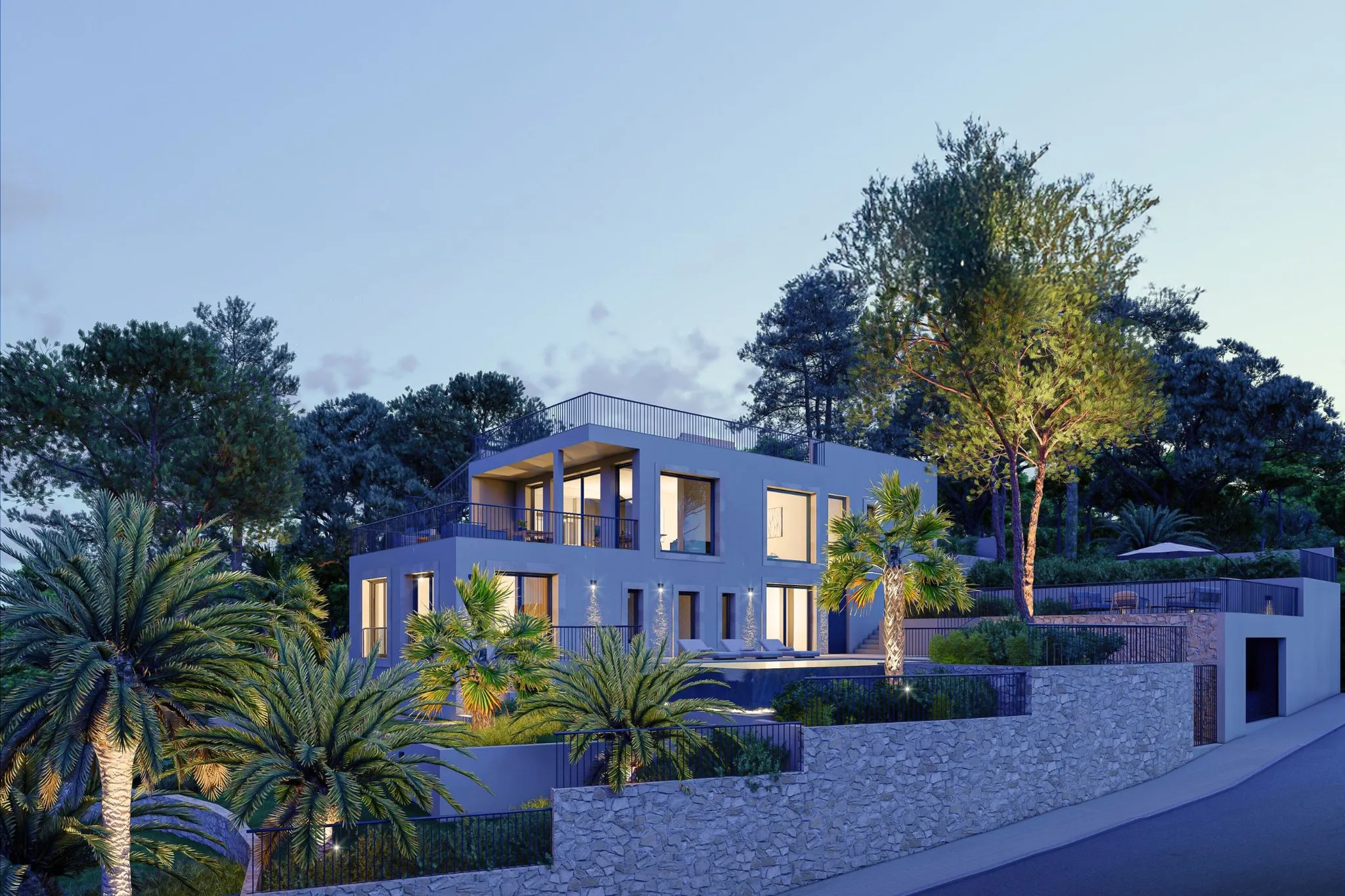 Cala Vinyes | Mallorca – Villa in second sea line with roof terrace