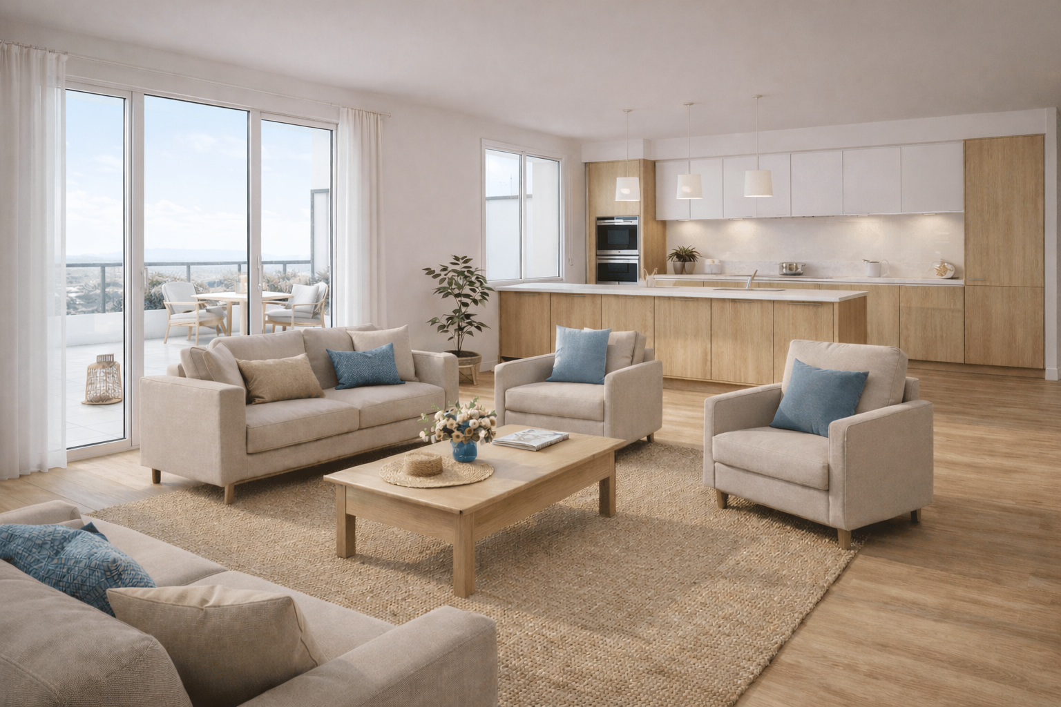 Vallauris | Côte d’Azur – Penthouse with sunny terrace and nature views
