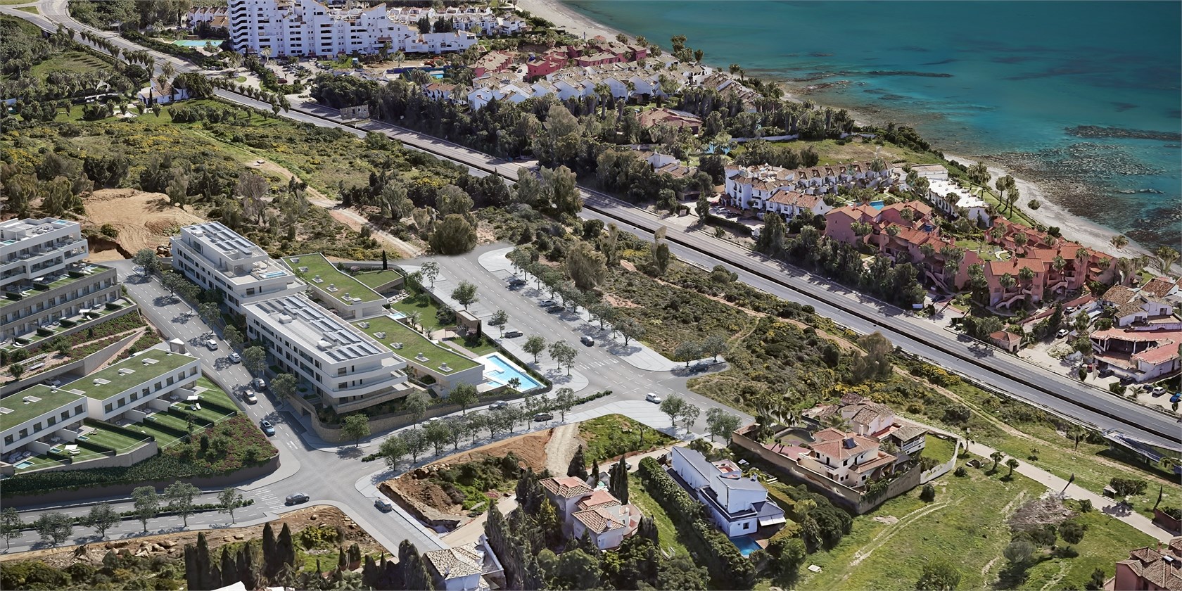 Estepona | Costa del Sol – New-build terrace apartment with sea views