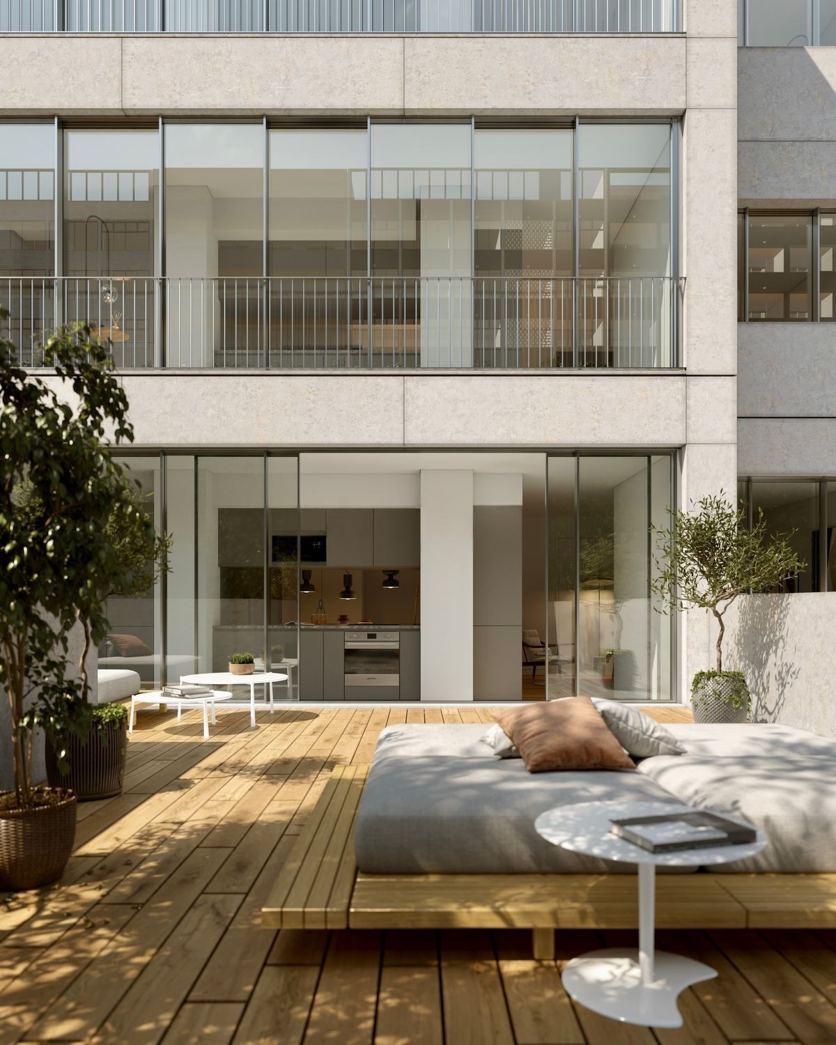 Lisabon modern penthouse with roof terrace and infinity pool