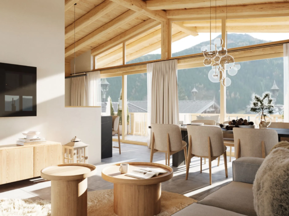 Austrian Alps – Elegant chalet overlooking the Alps, close to premier ski resorts
