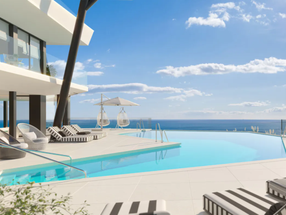 Fuengirola | Costa del Sol – Modern new-build garden apartment featuring sea views