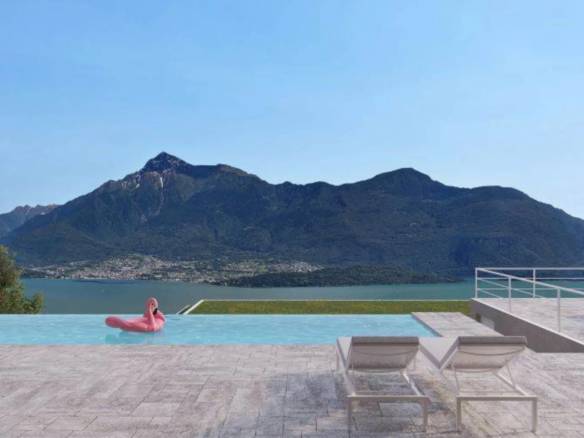 Lake Como Penthouse with panoramic views and infinity pool