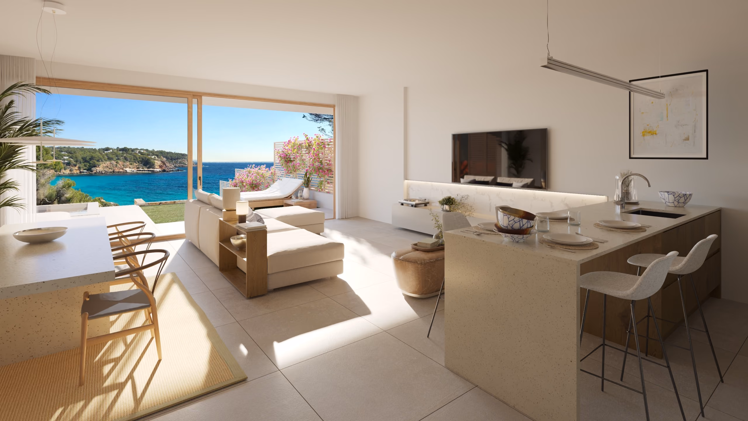 Own a First-Line Sea-Front Apartment in Cala Llenya