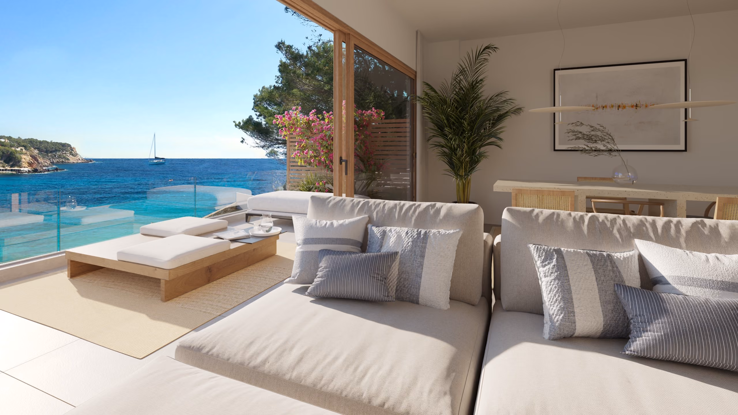 Own a First-Line Sea-Front Apartment in Cala Llenya