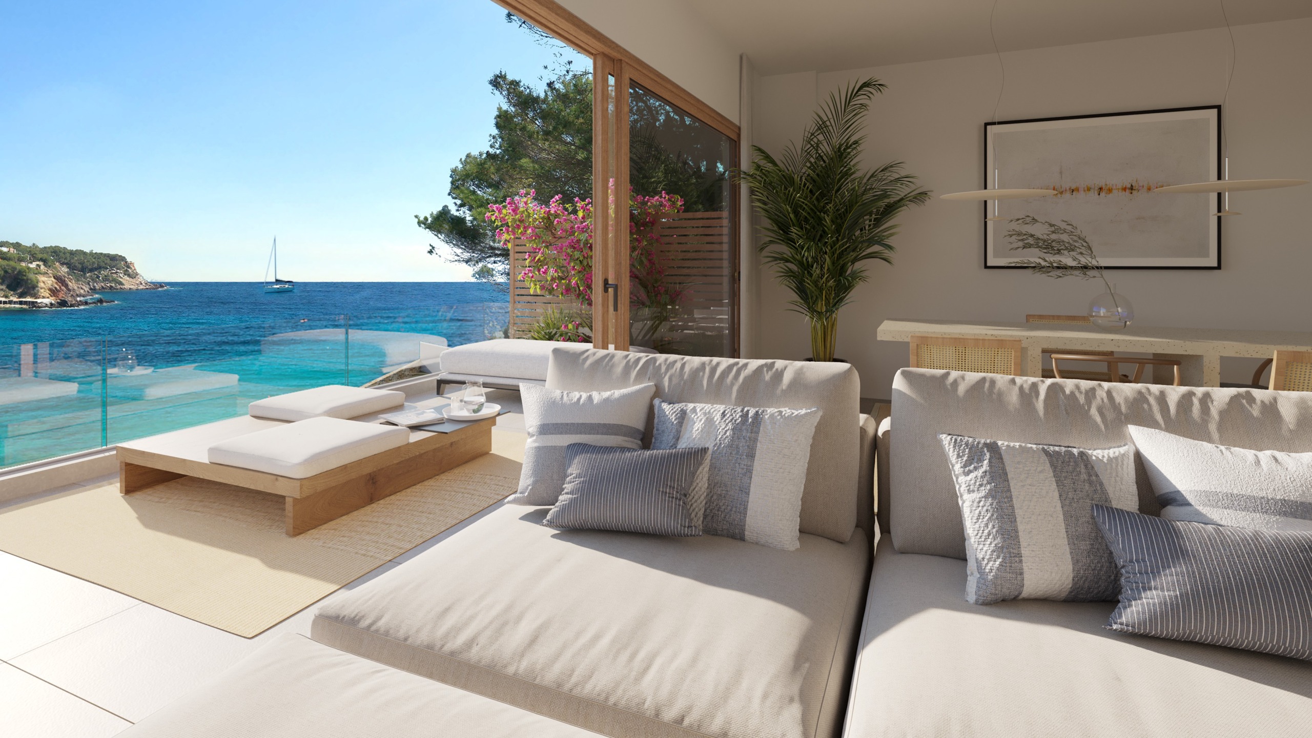 Own a First-Line Sea-Front Apartment in Cala Llenya