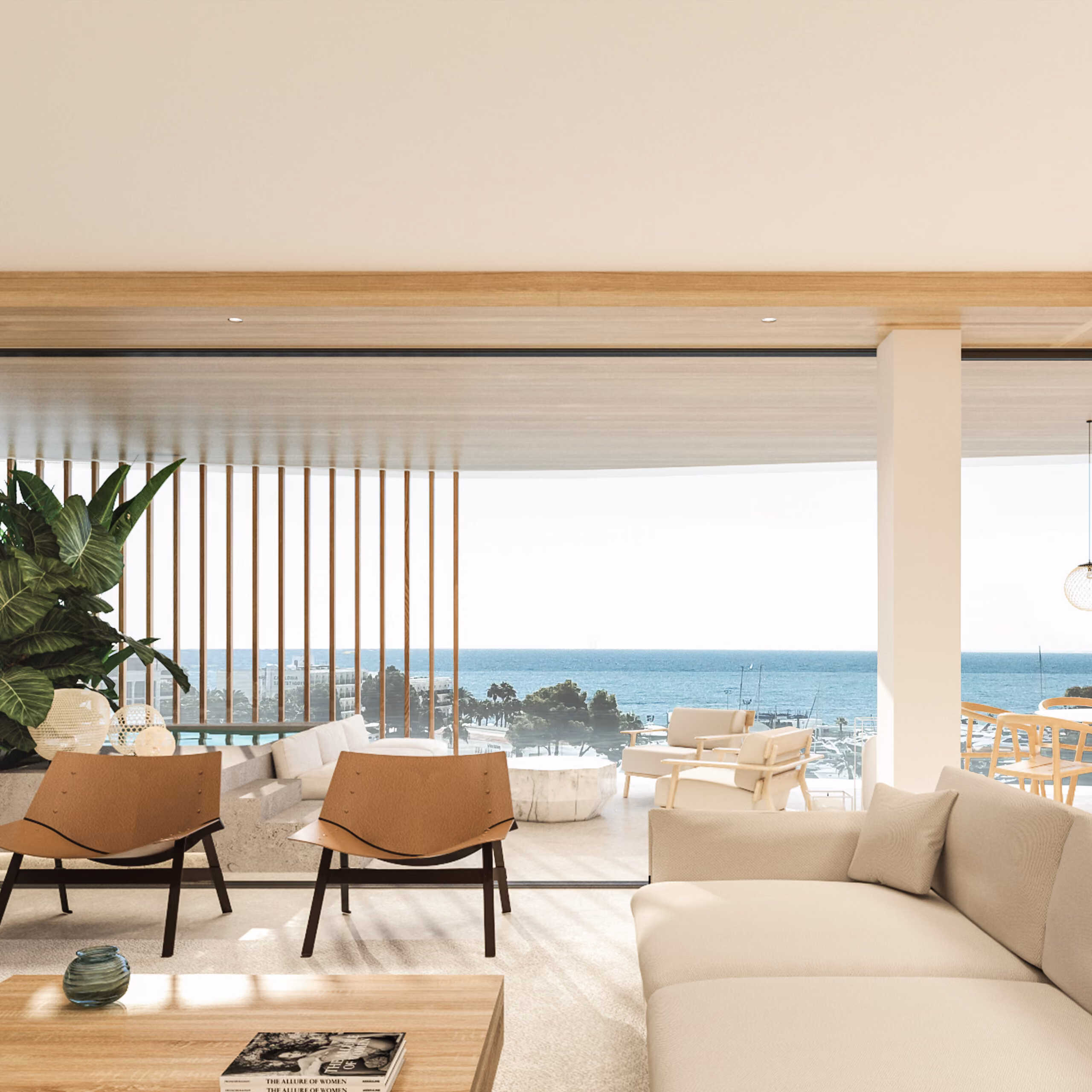 Waves Santa Eulalia terrace apartment