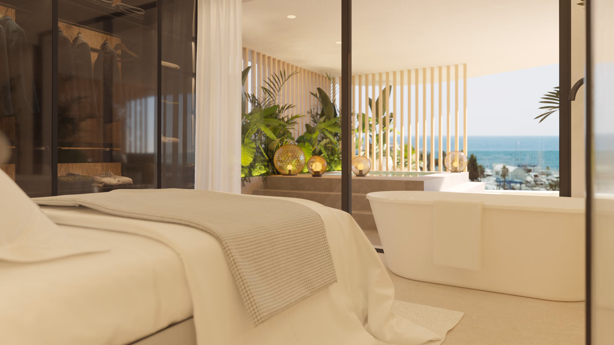 Waves Santa Eulalia terrace apartment in Santa Eulària des Riu, Ibiza | From €299,000/share | Kocomo