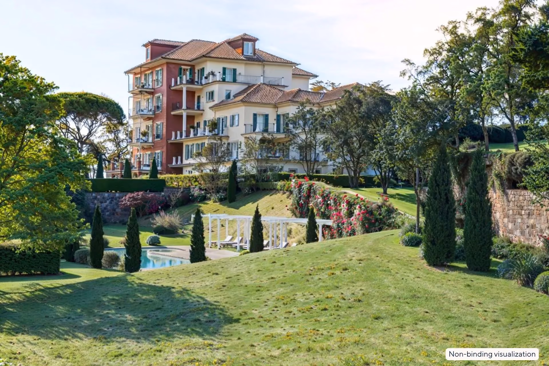 Arizzano terrace apartment in historic villa in Arizzano, Lake Maggiore | From €129,000/share | Kocomo