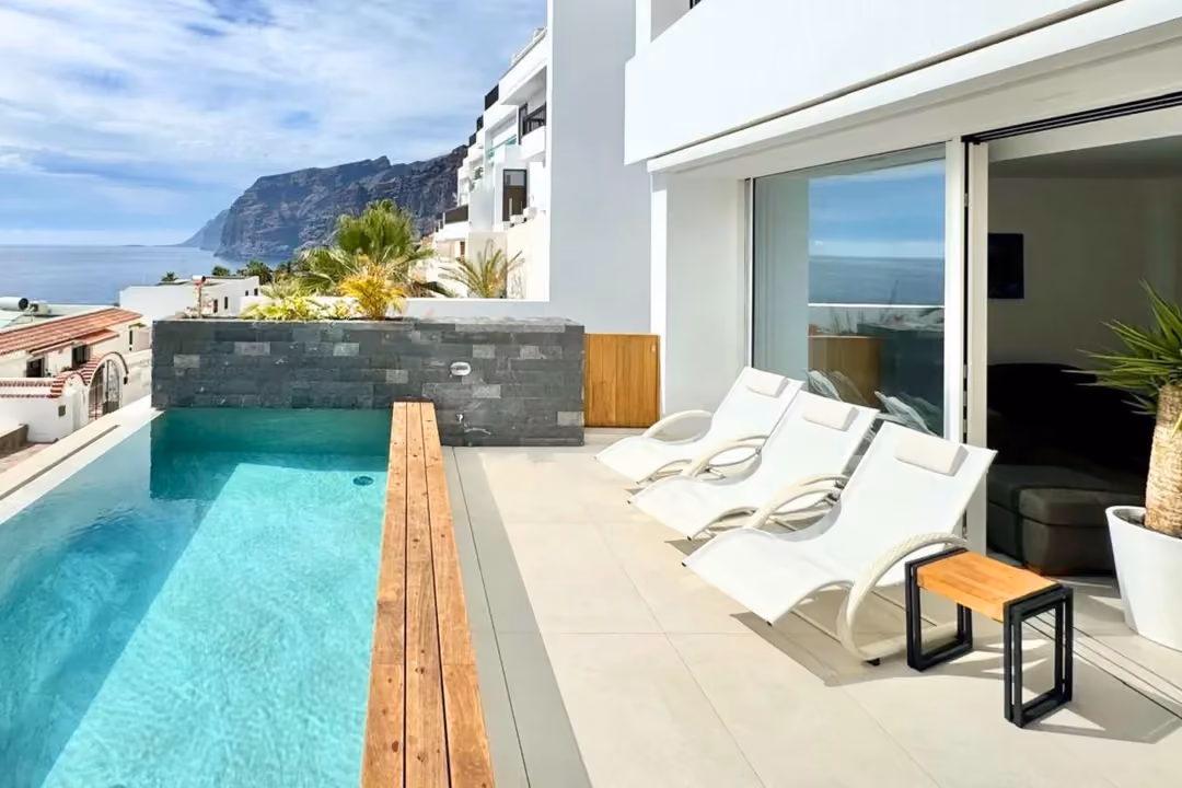 Tenerife Cliffside Retreat Modern Apartment in Acantilados de Los Gigantes, Tenerife | From €179,000/share | Kocomo
