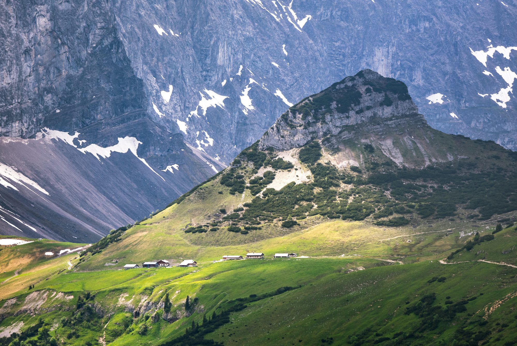Alpine mountain village in Austria