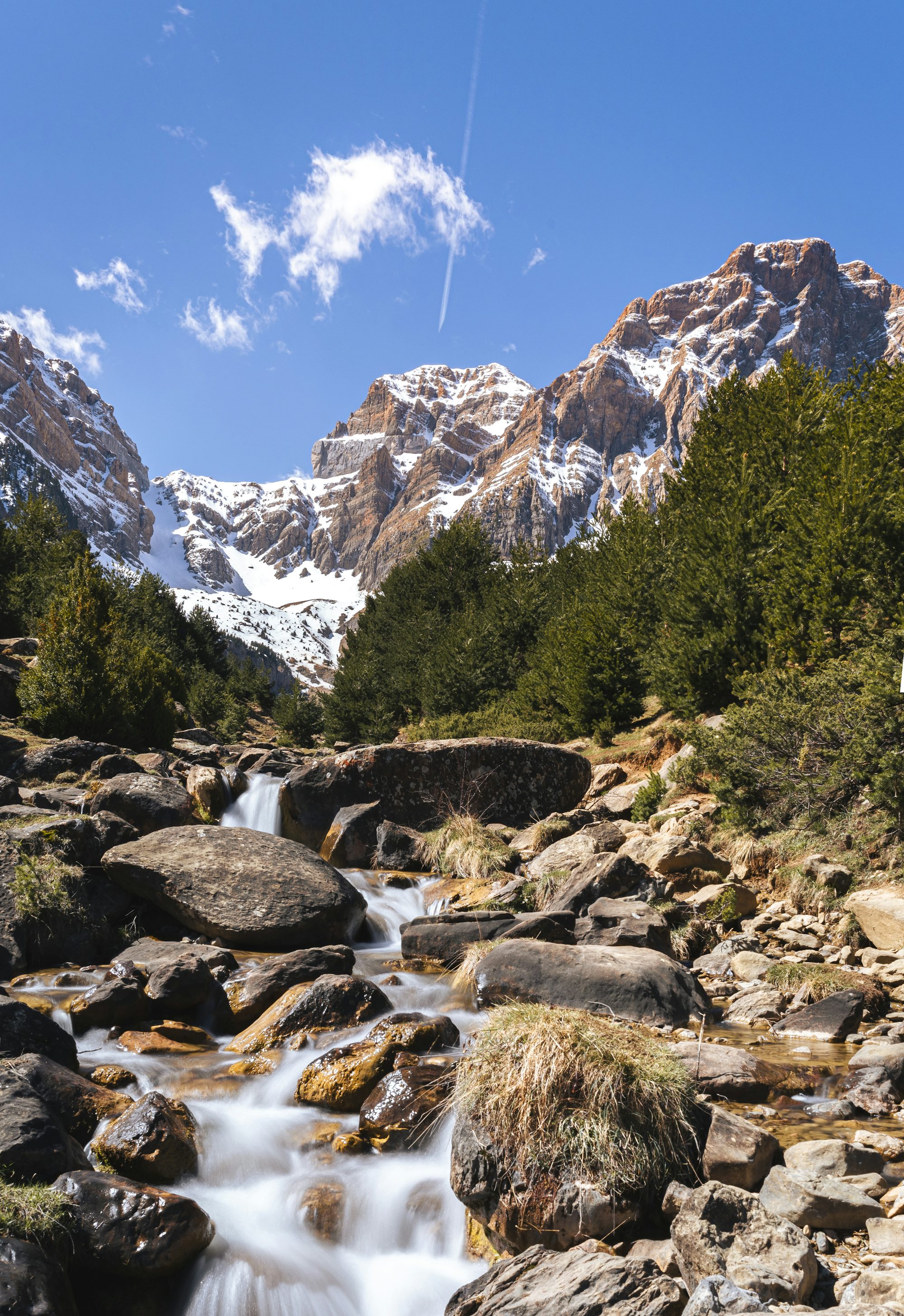 Catalan Pyrenees mountain landscape