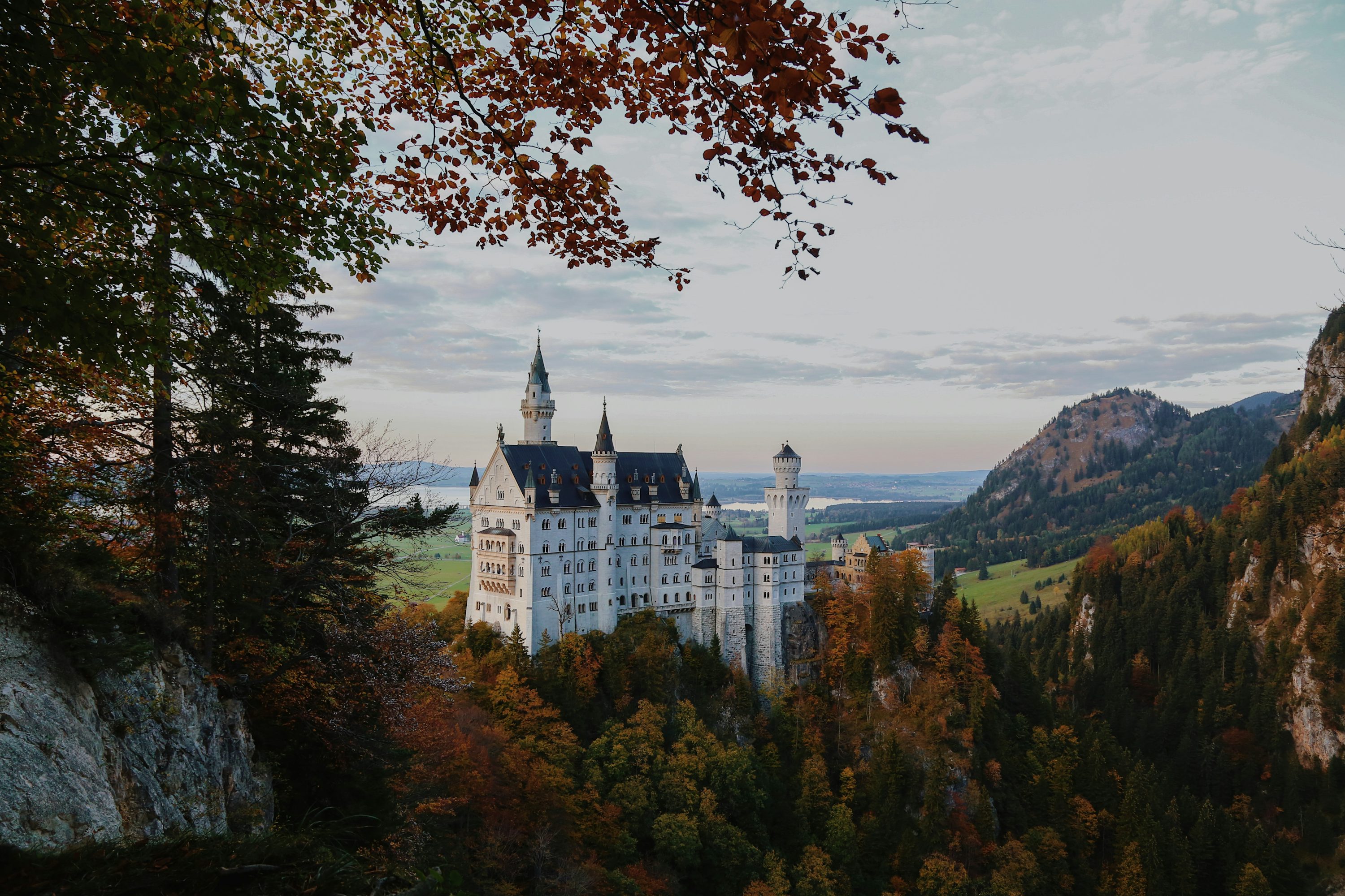 Neuschwanstein Castle in Bavaria, Germany