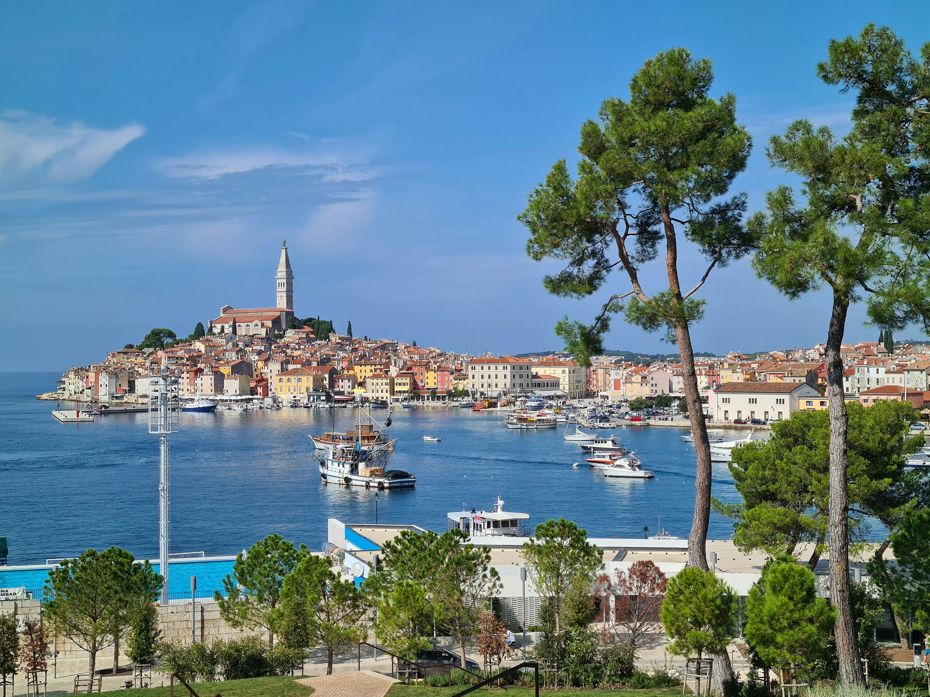 Rovinj coastline in Istria, Croatia