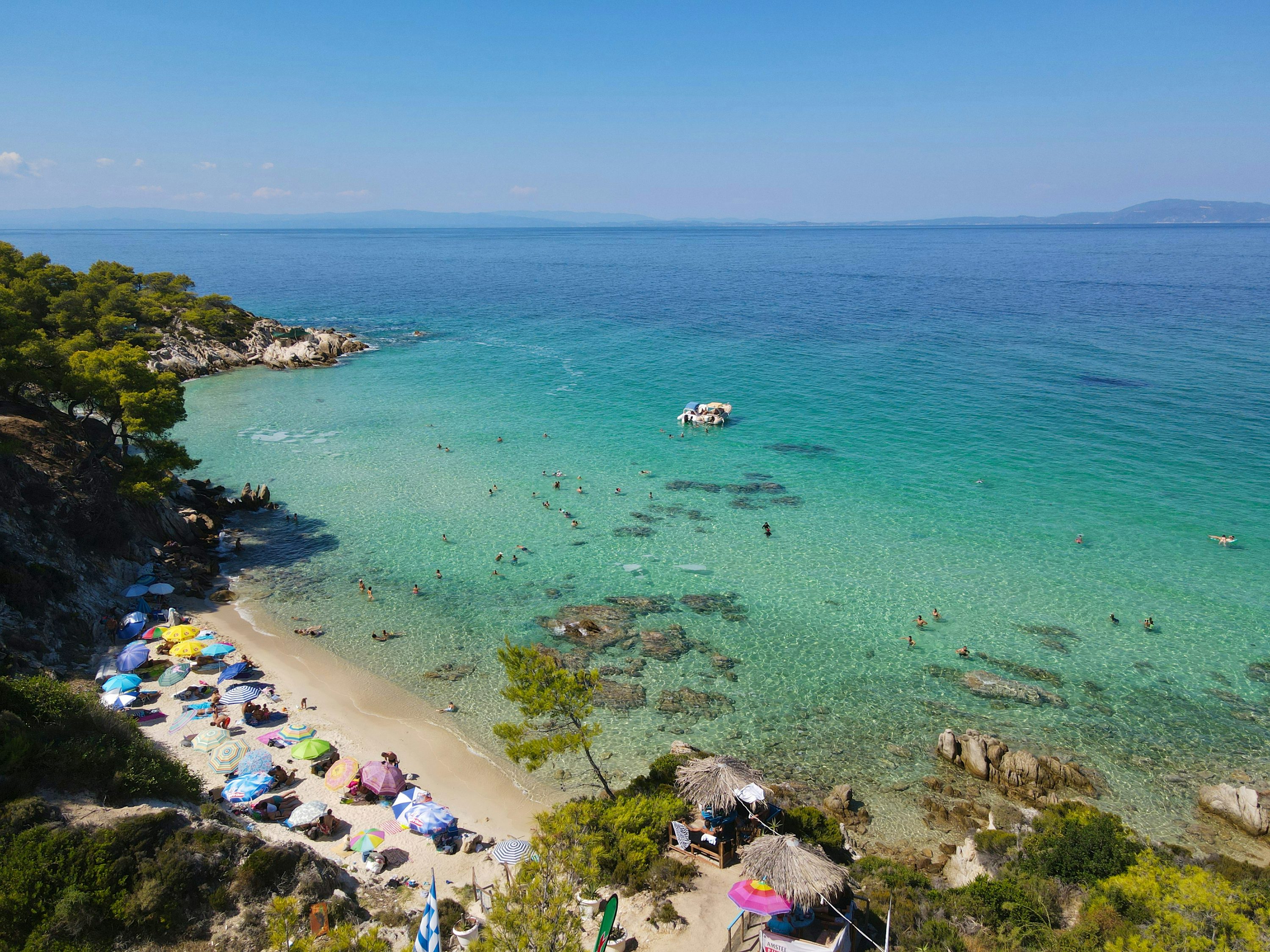 Kavourotrypes Beach in Sithonia, Halkidiki, Greece