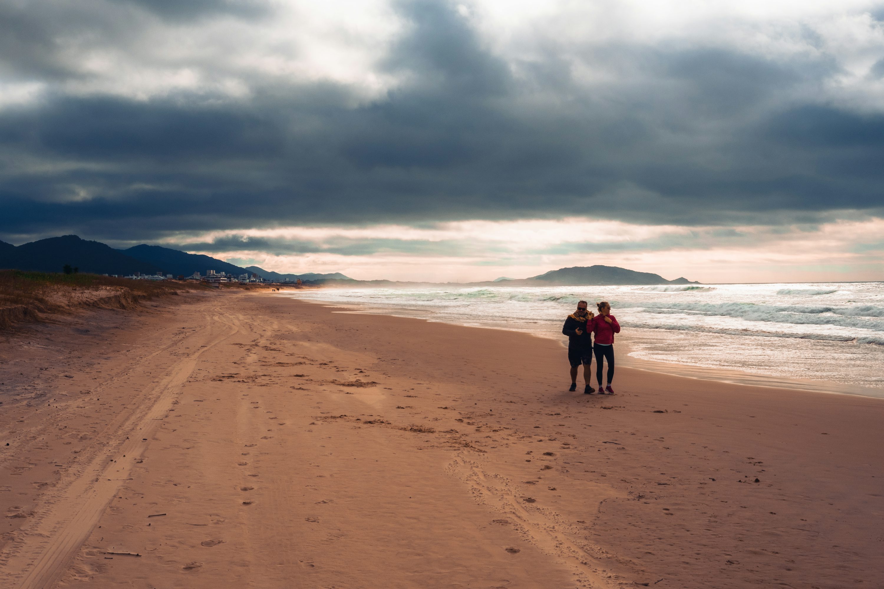 Playa en Florianópolis, Santa Catarina, Brasil