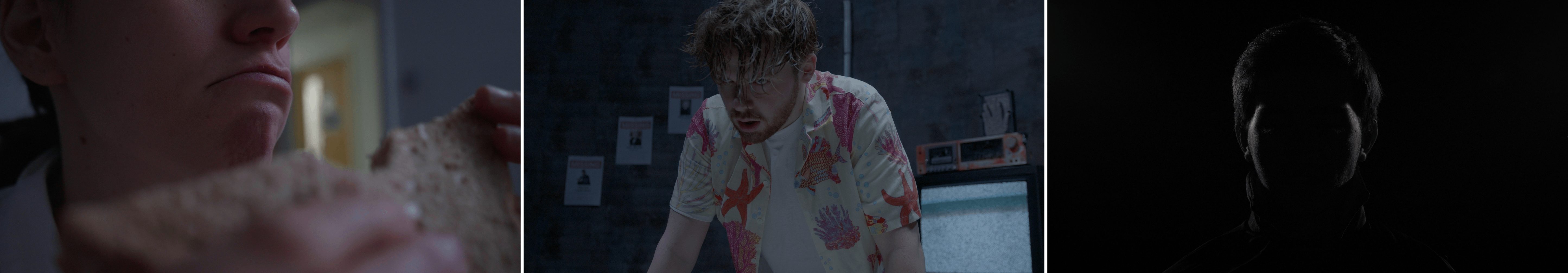 Three shots from The Office Project Short Film shot by Jan W. Gilbert