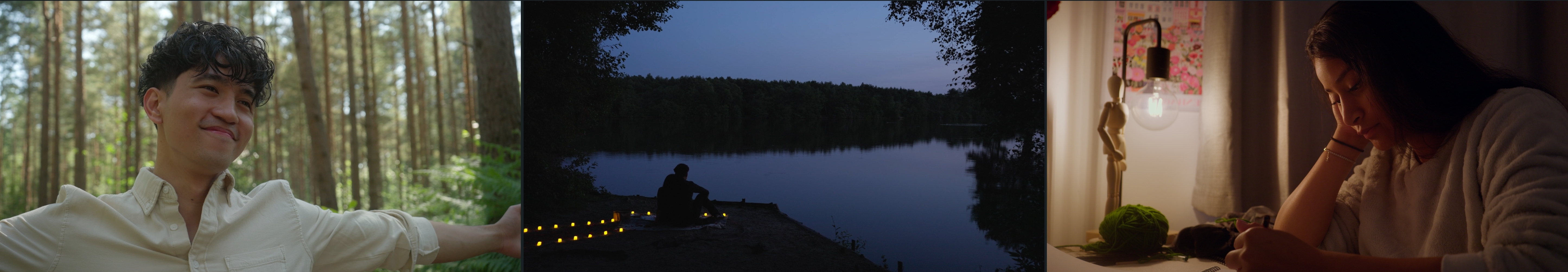 Three shots from Until We Meet Again Feature Film shot by Jan W. Gilbert