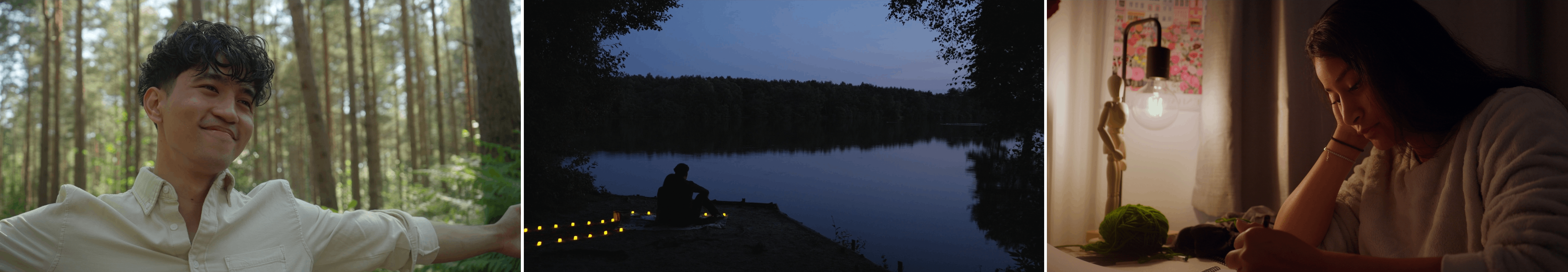 Three shots from Until We Meet Again Feature Film shot by Jan W. Gilbert