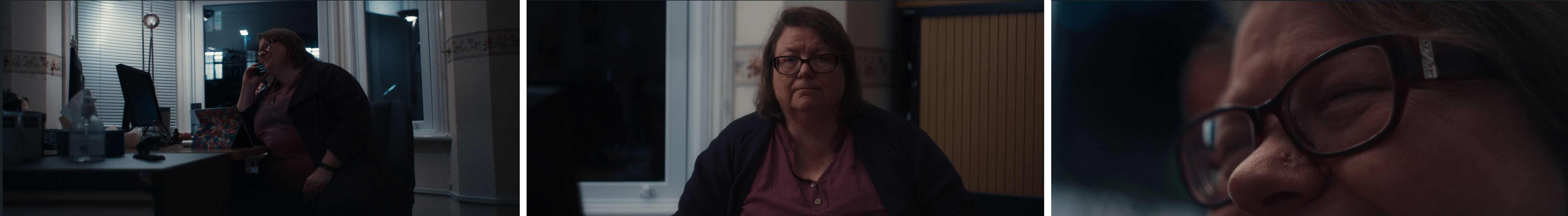 Three shots from Reading Mencap commercial shot by Jan W. Gilbert