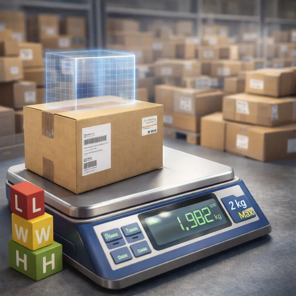 No Volumetric Weight up to 2kg