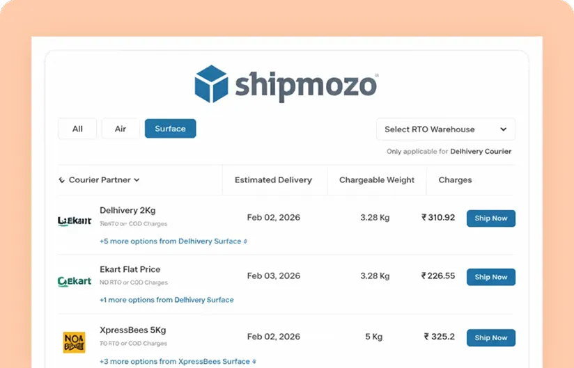 Smart courier Selection