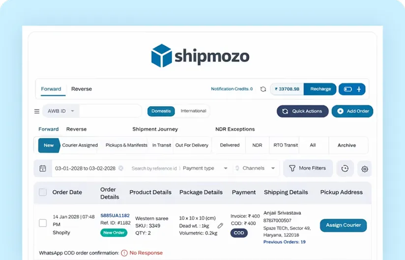 Smart Dispatch for Courier Aggregator