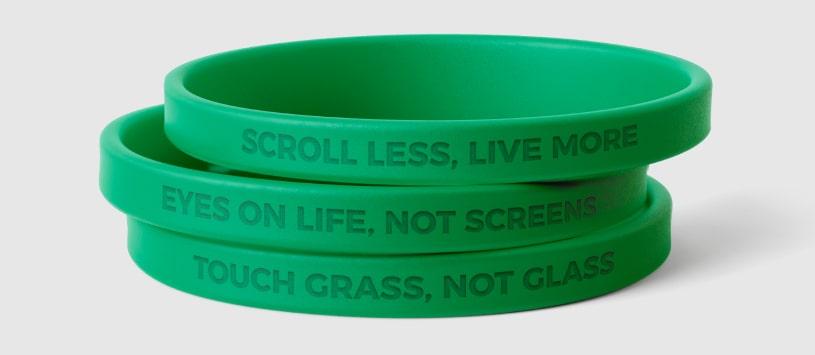 Green scroll stoppers