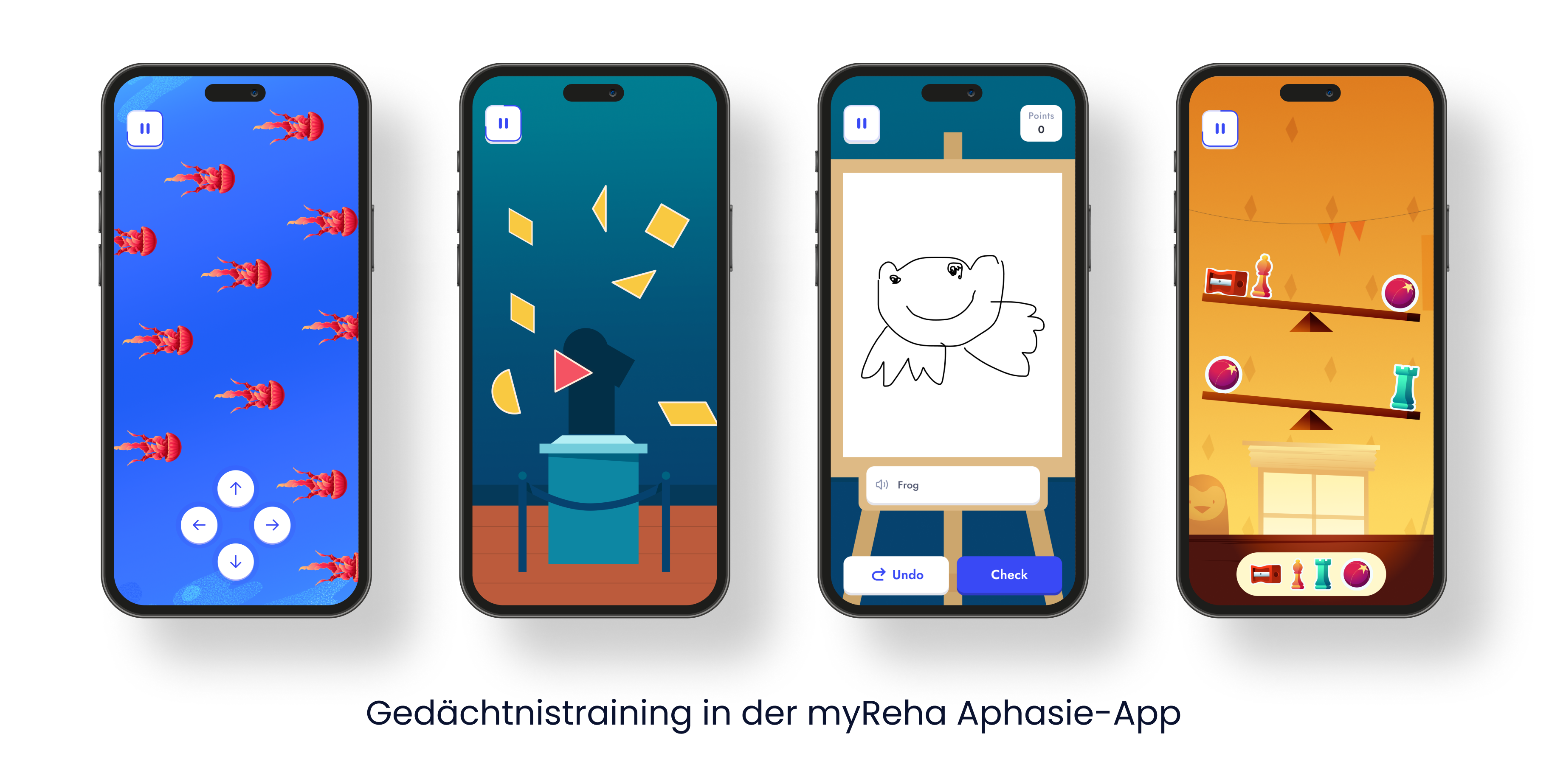 Aphasie-App: Gedächtnistraining