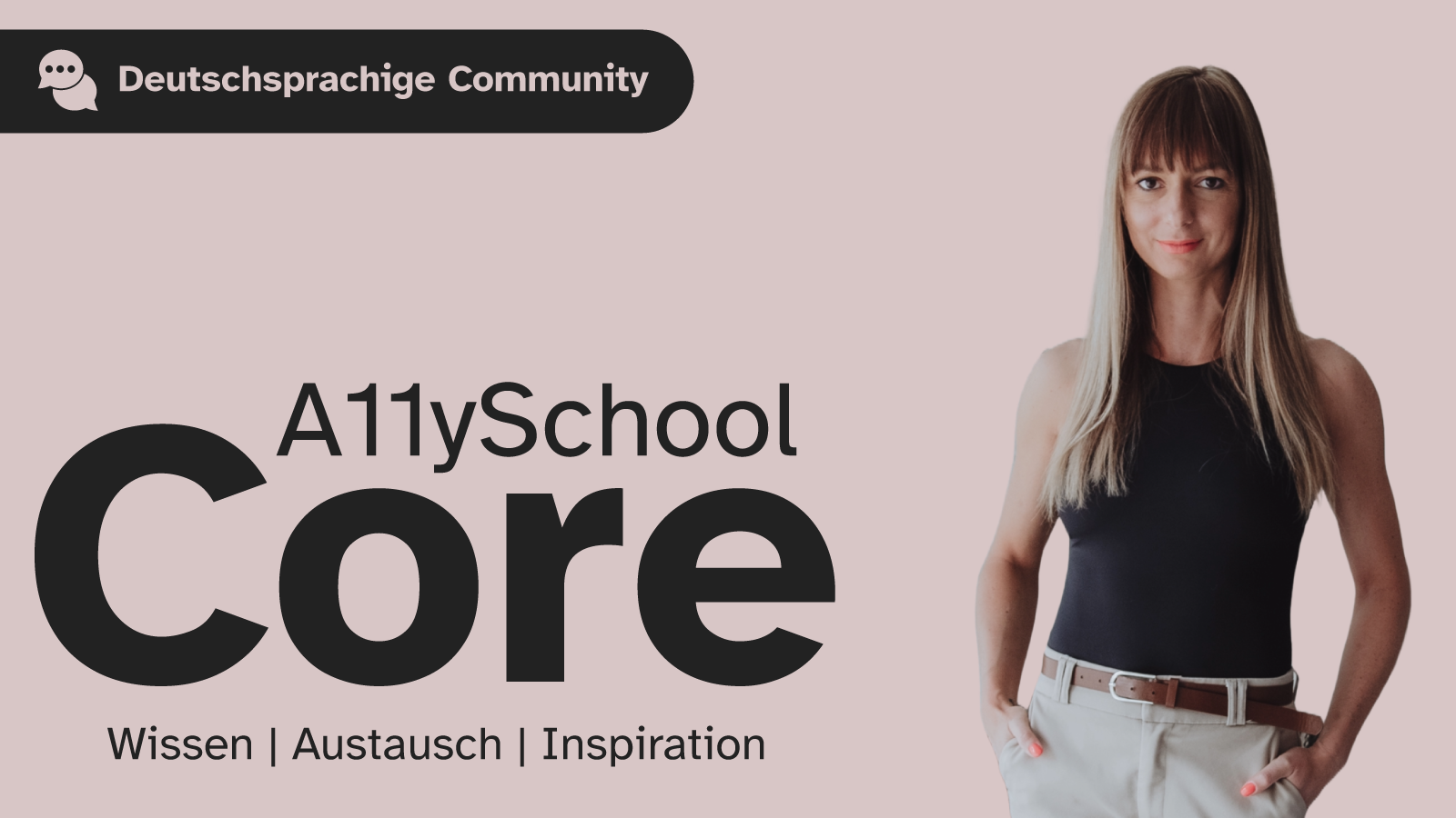 Membership Header Bild: A11ySchool Core - Wissen, Austausch, Inspiration