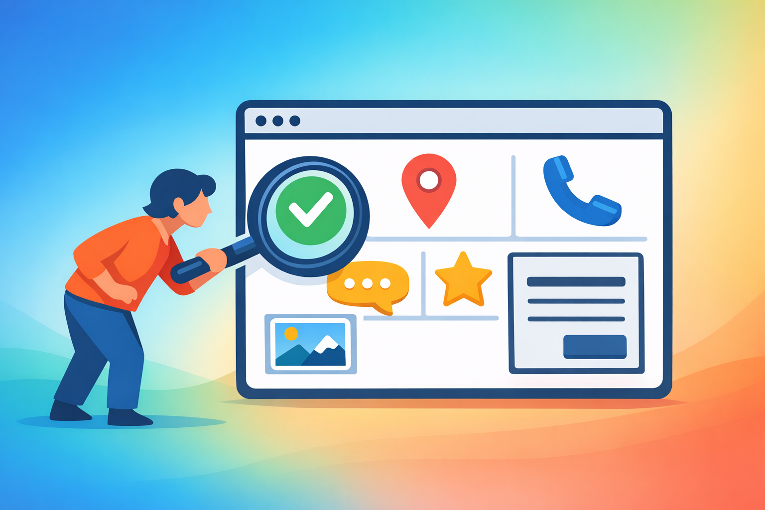 Illustration zum Thema: Was deine Website zeigen muss, bevor Kunden sich melden