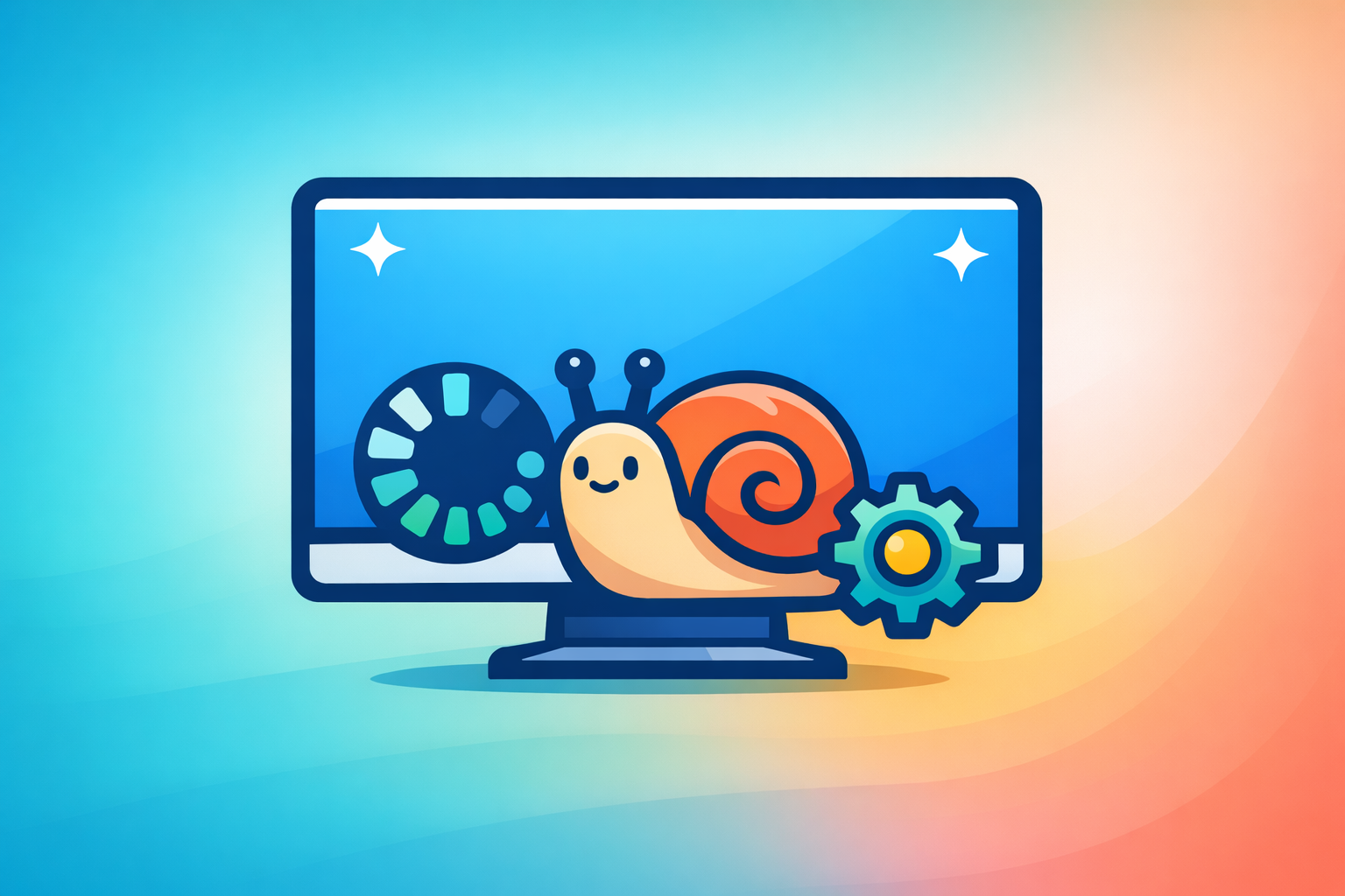 Illustration zum Thema: Warum deine Website trotz neuem Design langsam bleibt