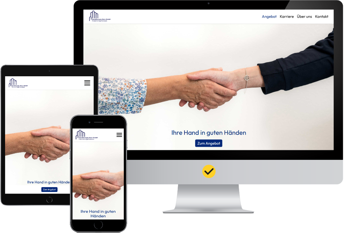 Website-Design für Ergotherapie in Bern – Simple Website Projekt