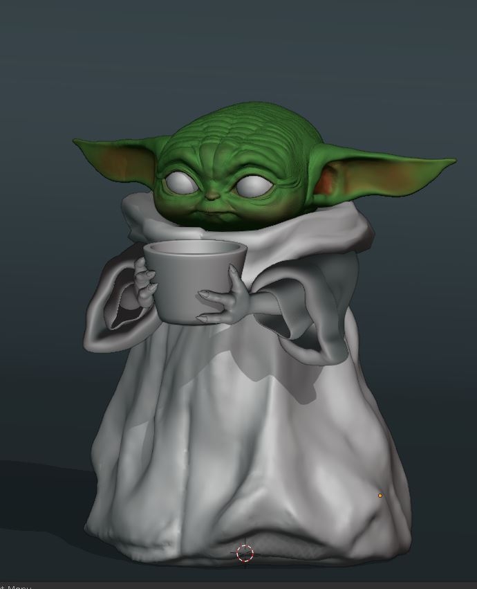 3d Grogu