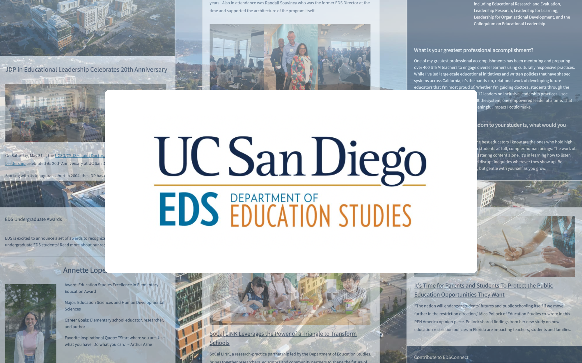 Education Studies UCSD