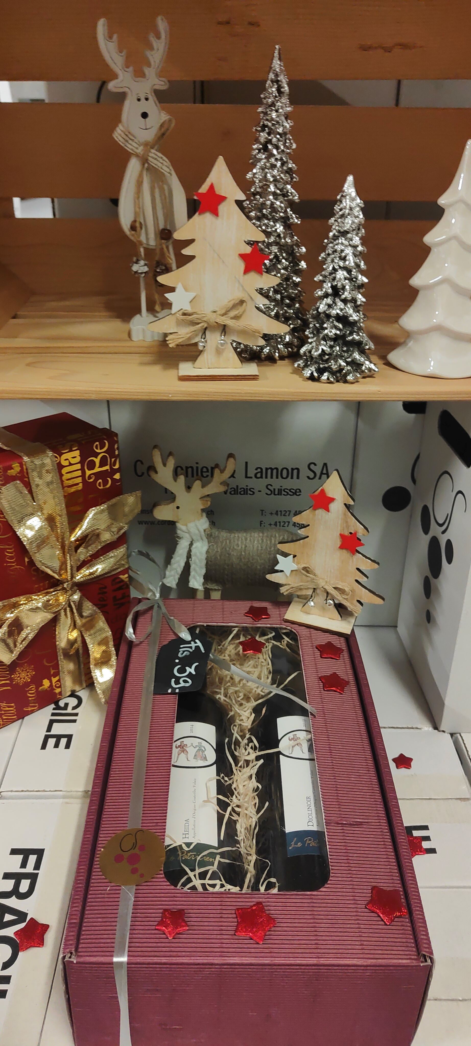 Coffret cadeau -- bouteilles