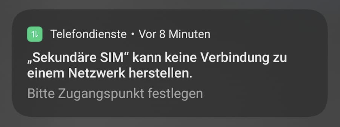 oppo find x5 esim fehlermeldung