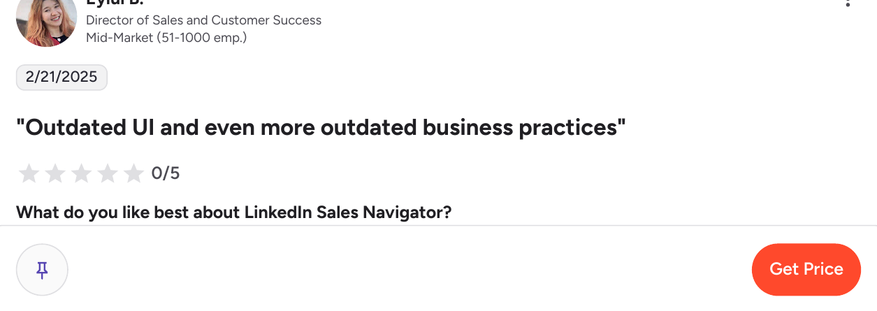 Eyul B. 0/5 review: Outdated UI and even more outdated business practices