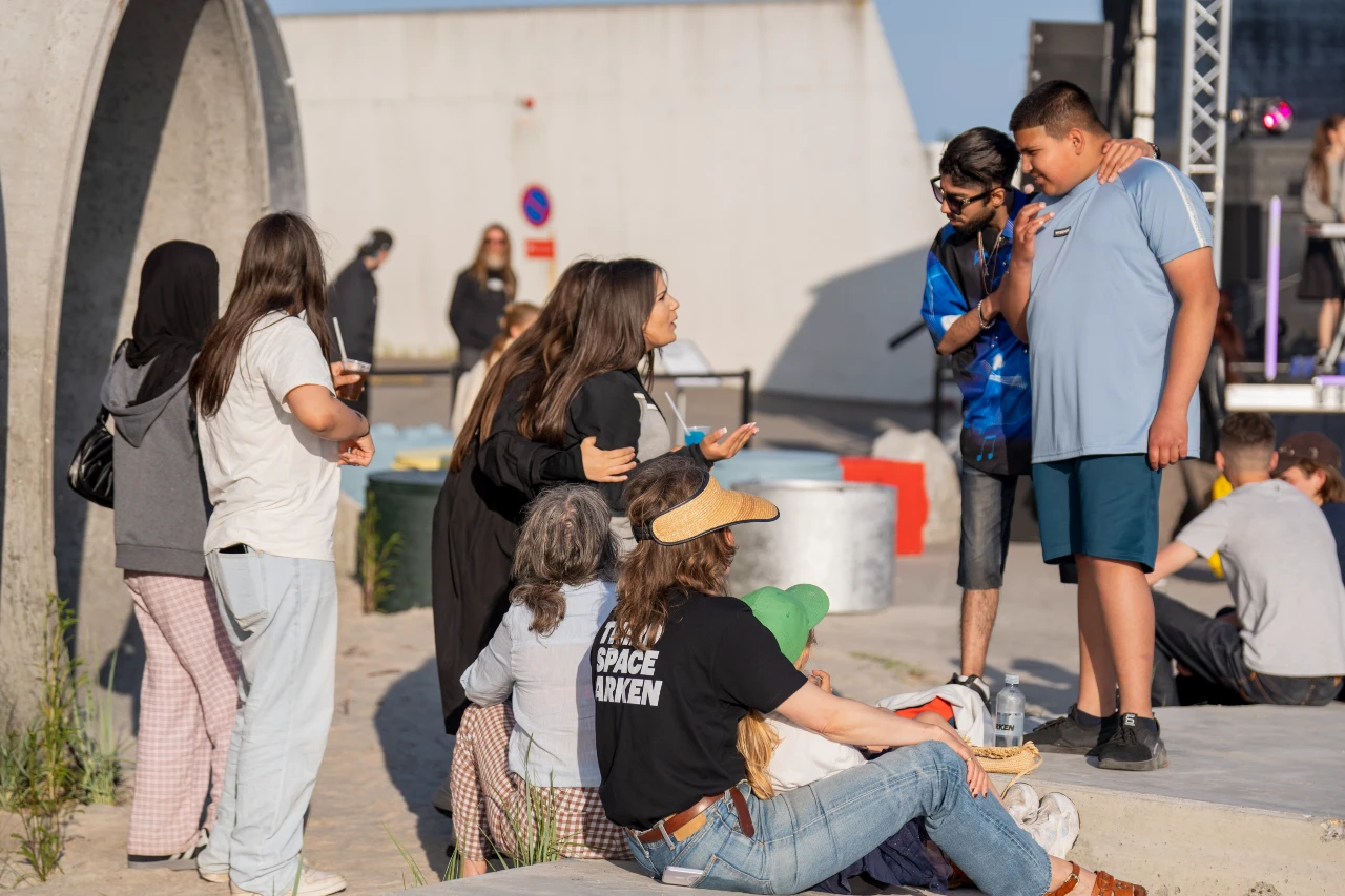 Unge til THIRD SPACE åbningsfest i juni 2025