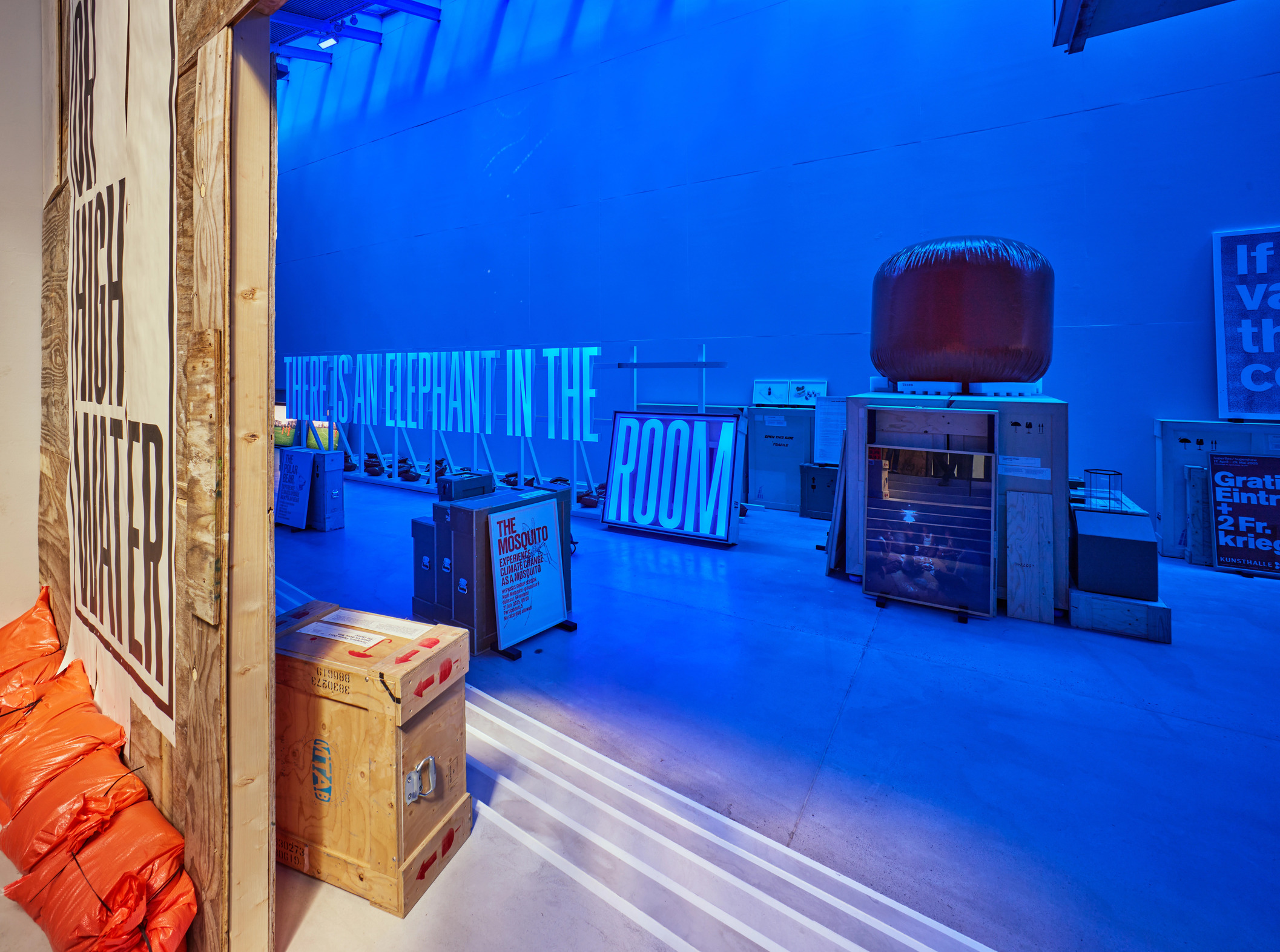 Come Hell Or High Water – SUPERFLEX. Installation view, ARKEN Museum for Samtidskunst, 2026. Foto: Anders Sune Berg
