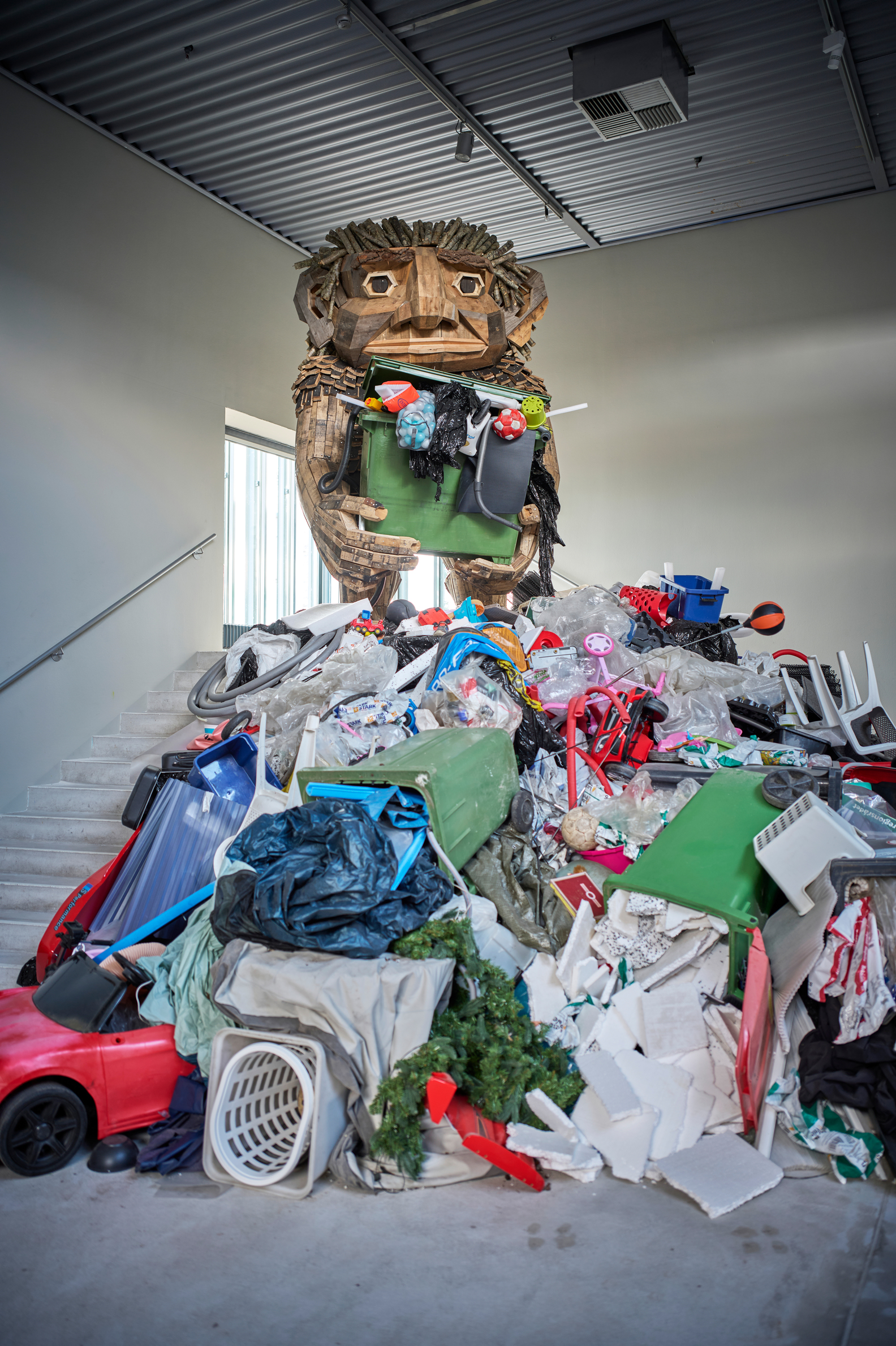 Thomas Dambo – The Garbage Man. ARKEN Museum for Samtidskunst. Foto: Anders Sune Berg