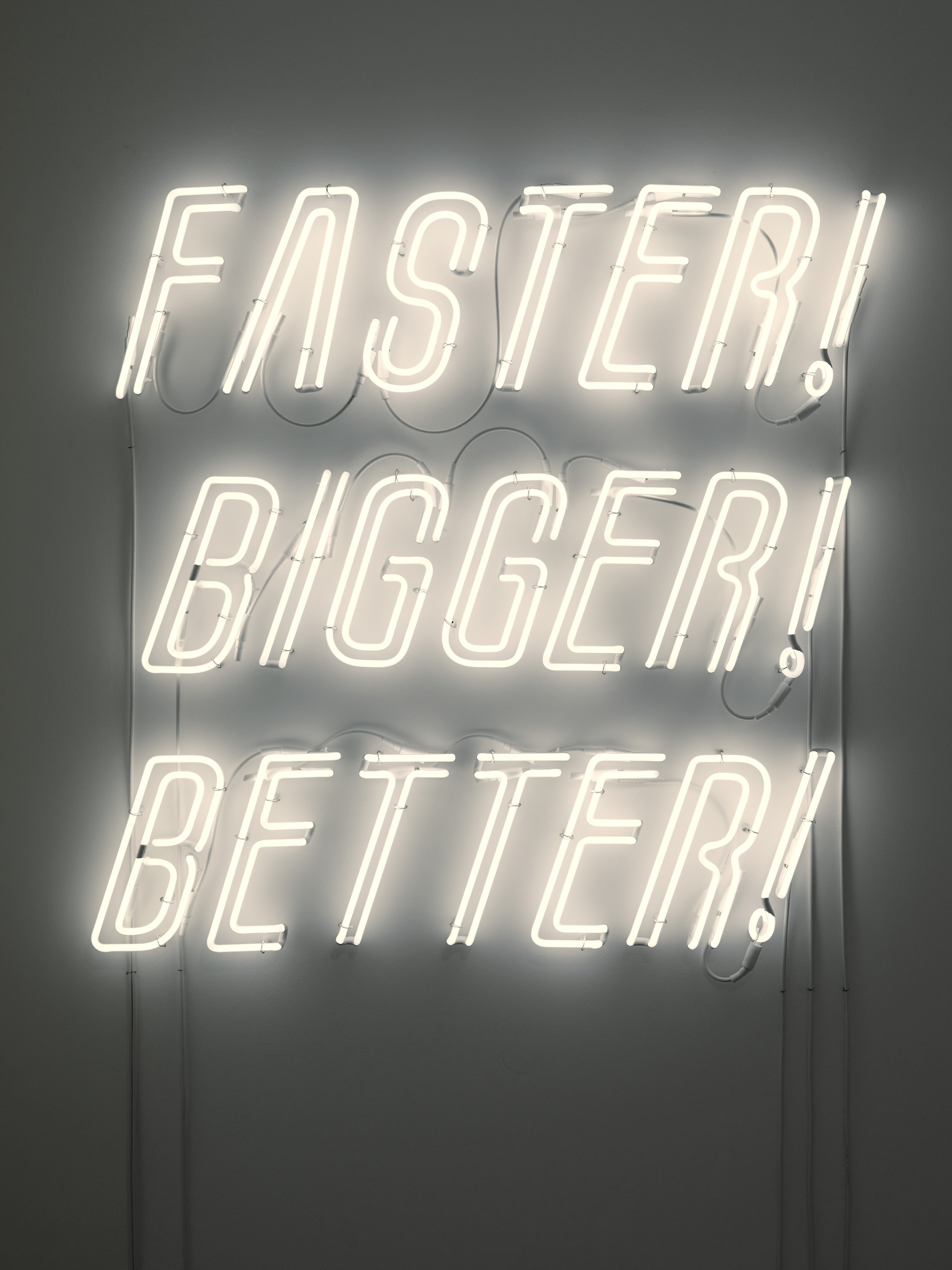 Sylvie Fleury, Faster! Bigger! Better!, 2022