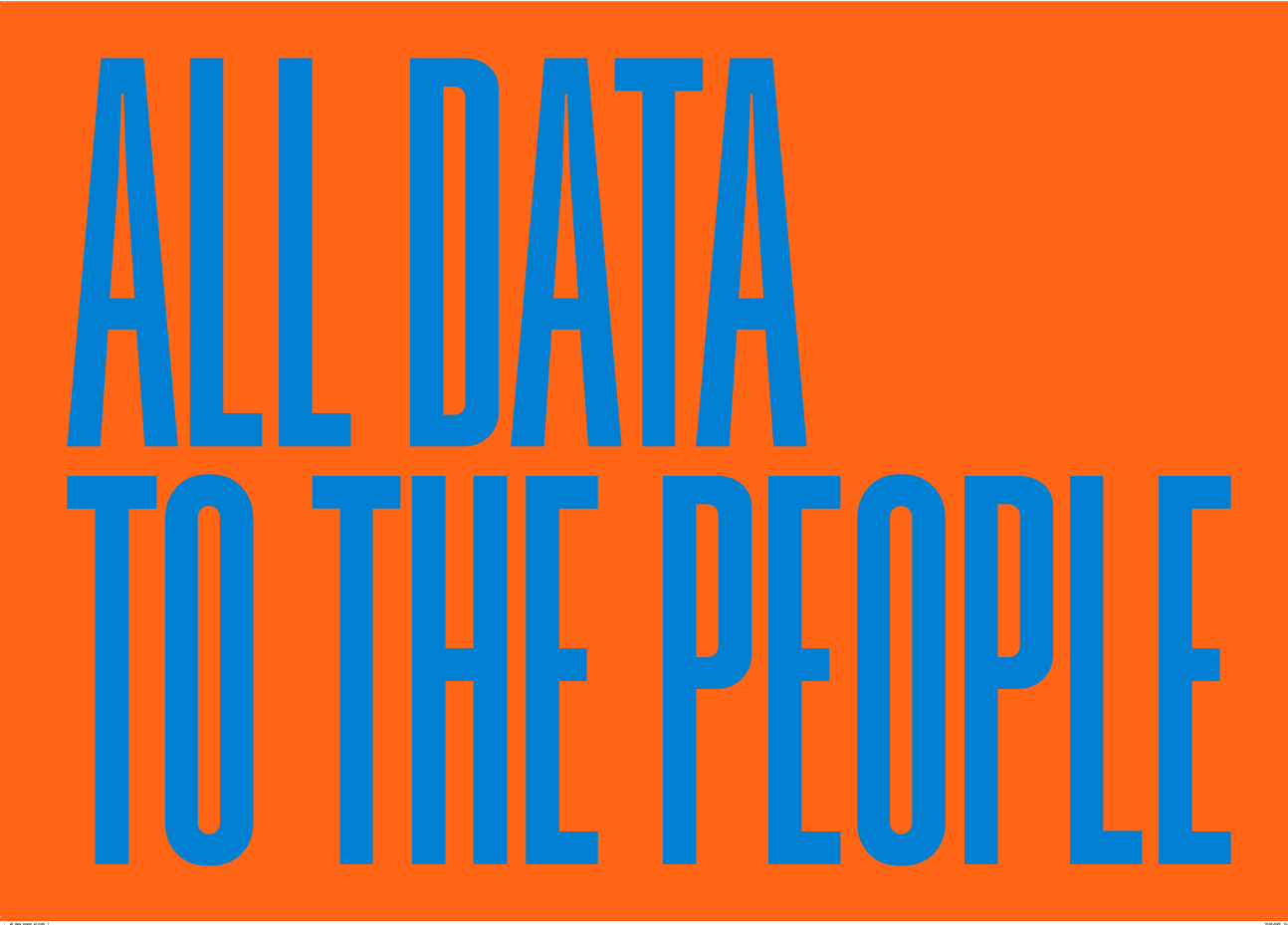 ALL DATA TO THE PEOPLE
