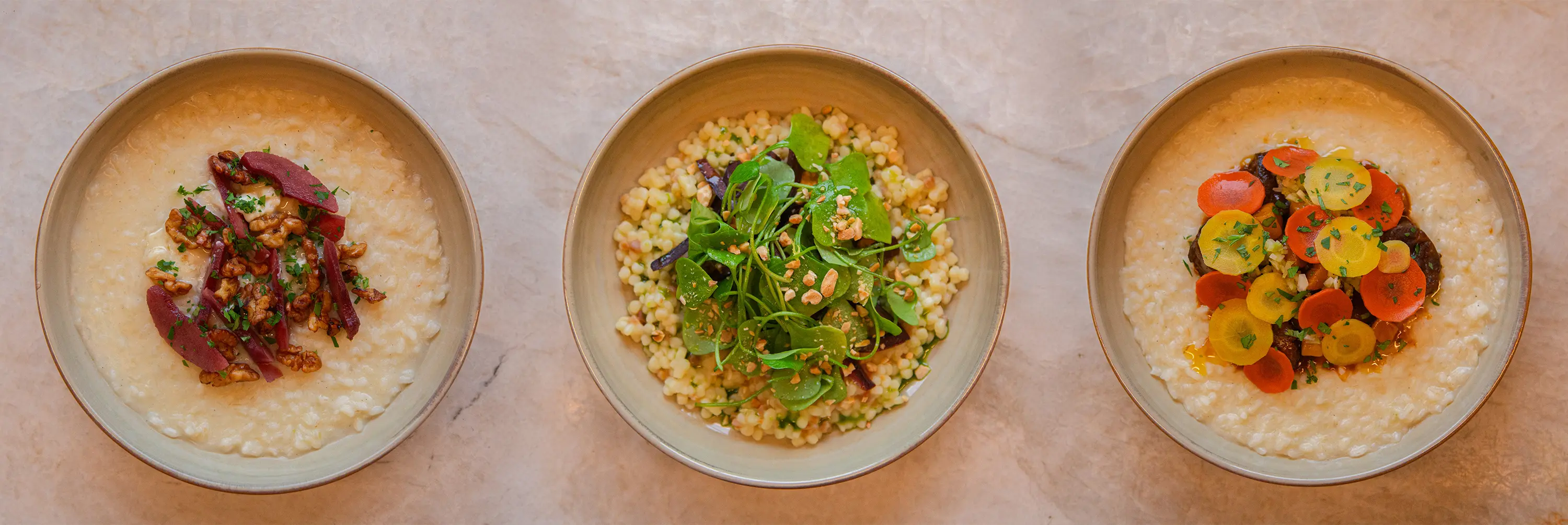 Risotto und Fregola