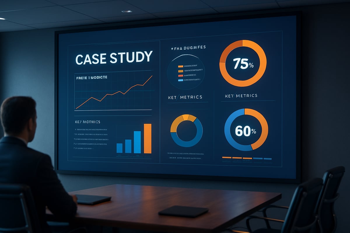 Advanced Visual Strategies for Persuasive Case Study Slides