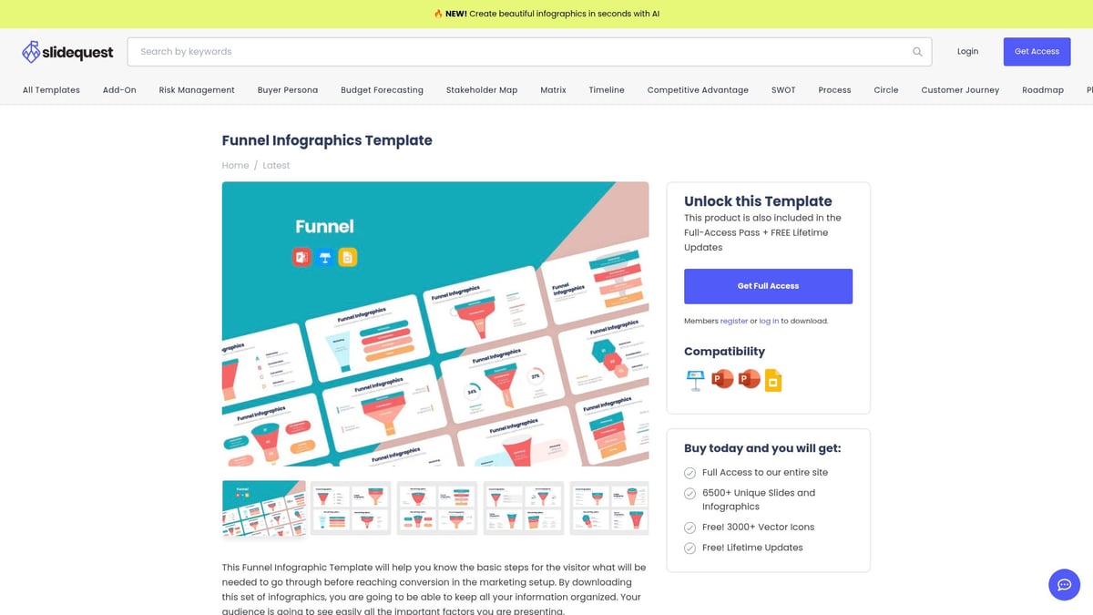 8 Stunning Infographics PPT Templates for 2026 Presentations - Funnel Infographics Template by Slidequest